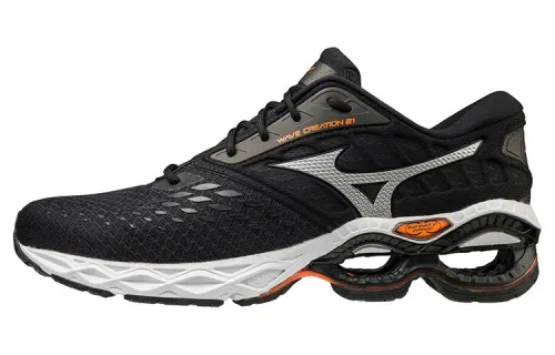 Mizuno Creation 21 Wave Wear resistant And Lightweight Low top Running Shoes Men's Black