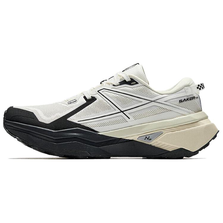 Anta Peregrine Falcon 2 Slip Resistant Cushioning Coverage Low top Trail Running Shoes Women’s White Black