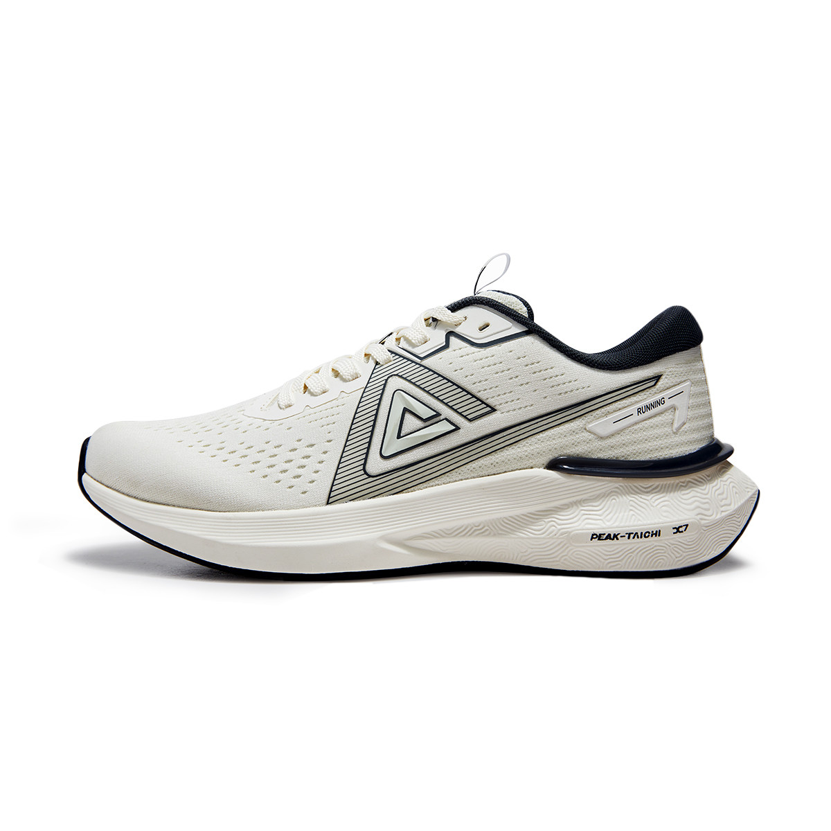PEAK Taichi X7 Fabric Cushioning Slip Resistant Low top Running Shoes Women’s White Gray