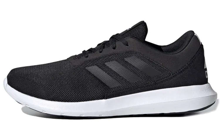 Adidas LITE RACER 4.0 Fabric Abrasion Resistant Low top Running Shoes Women's Black White