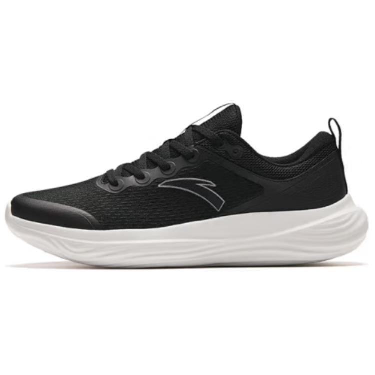 Anta Comfortable Slip Resistant And Breathable Low top Running Shoes Men’s Black