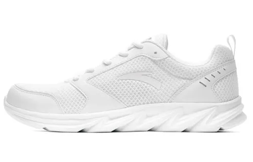 Anta Cushioning Slip Resistant Abrasion Resistant Low top Running Shoes Women's White