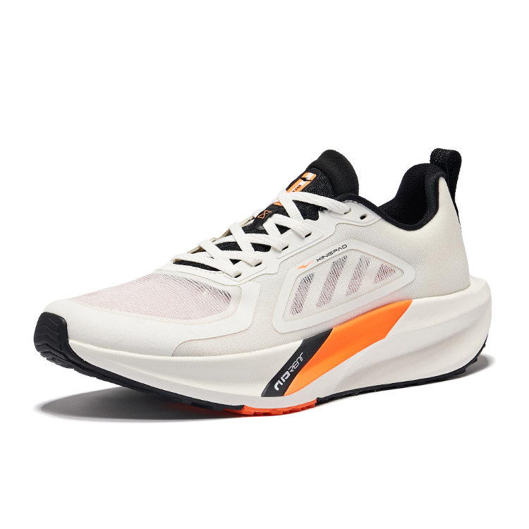 Erke Cushioning Rebound Low top City Commuting Running Shoes Men’s Microcrystal White Jet Black