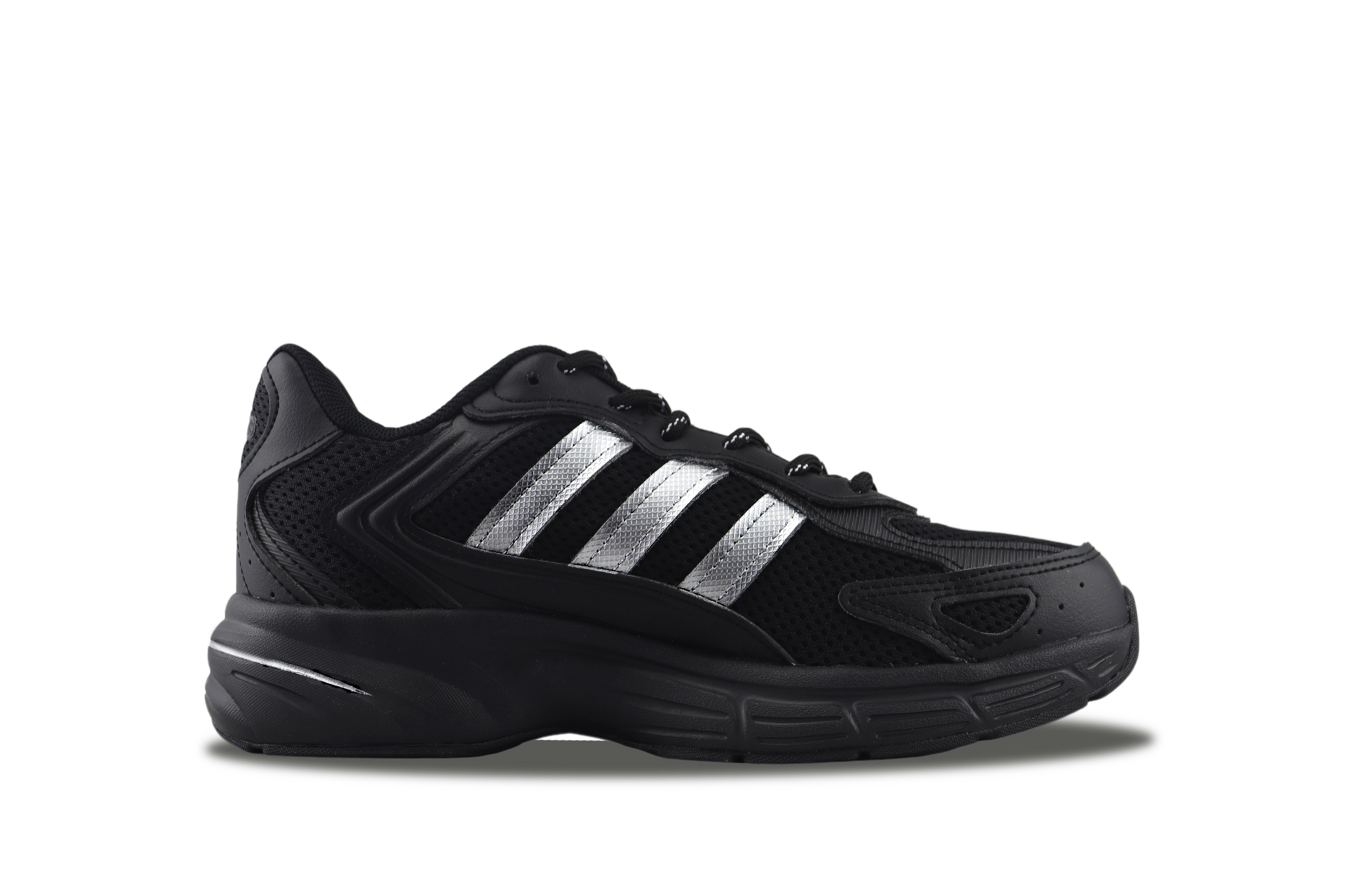 Adidas ECLYPTIX 2000 Slip Resistant Abrasion Resistant Low top Running Shoes Unisex Black Silver