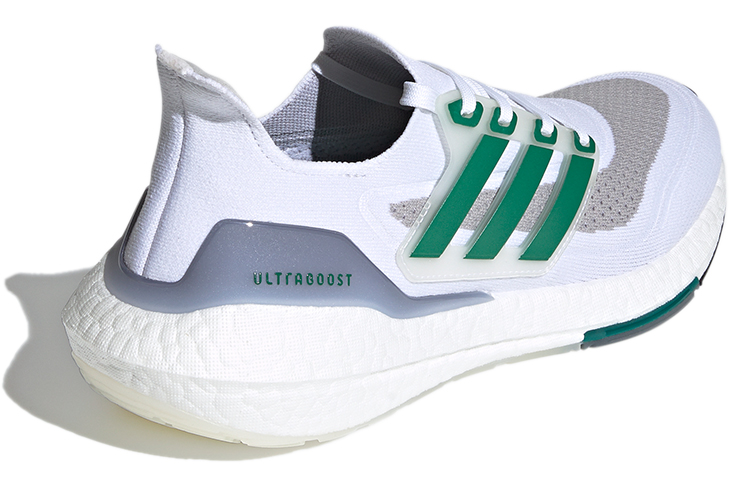 Мужские кроссовки adidas ULT (бело-серо-зеленые) — фото 4