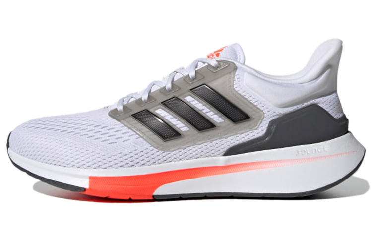 Мужские кроссовки adidas EQ21 Run (белые с черным и оранжевым)