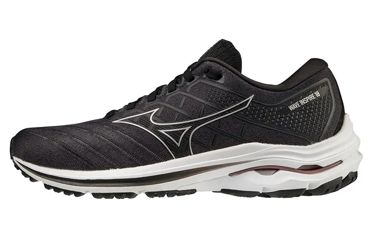 Mizuno Wave Inspire 18 Running Shoes Women's Low Top Black