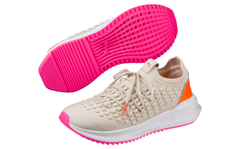 Кроссовки PUMA AVID (бело-розовые) — фото 2