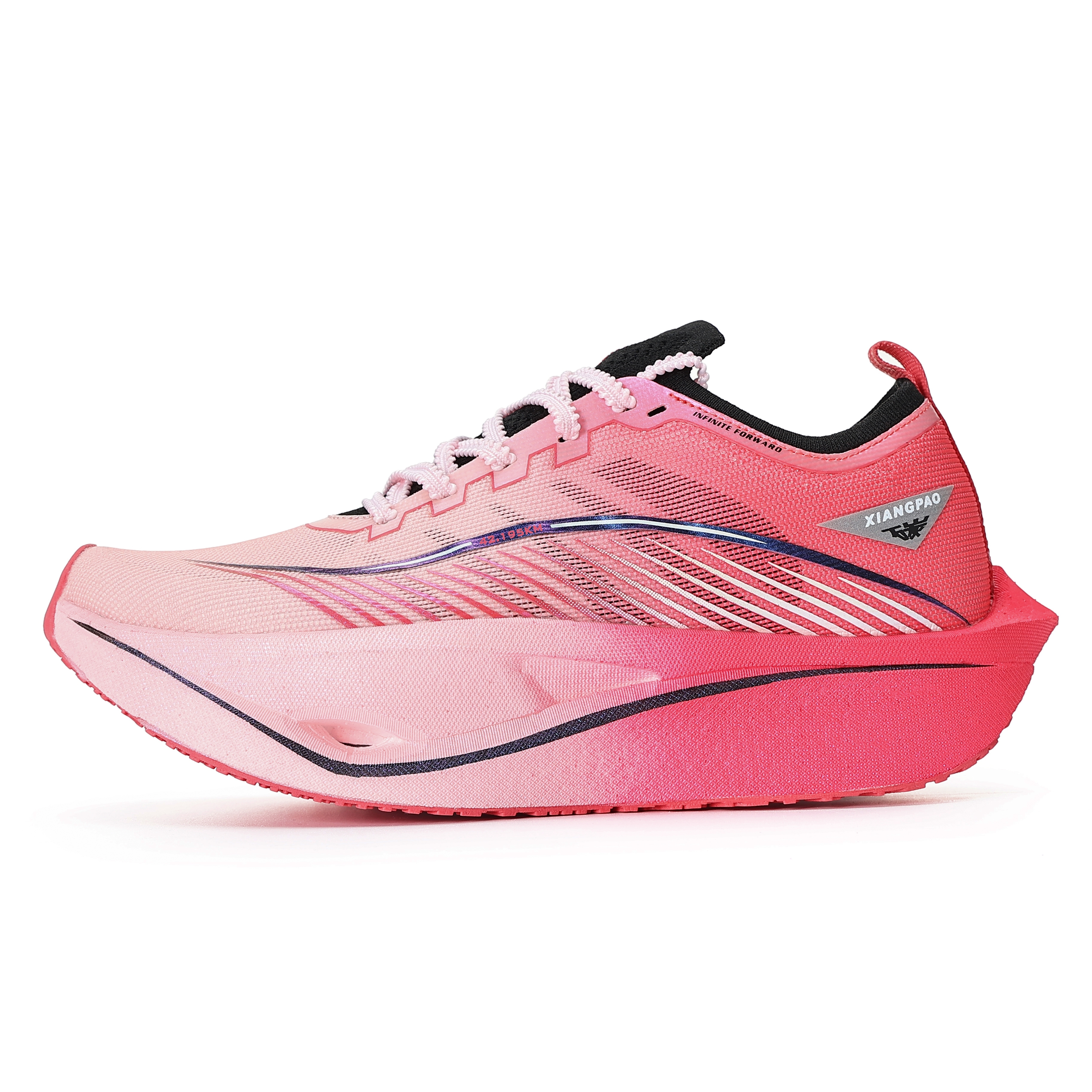 XIANGPAO Running Shoes Unisex Low Top Red Green Mismatched