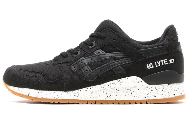 Asics Gel Lyte 3 Abrasion Resistant Coverage Low top Running Shoes Men's Black