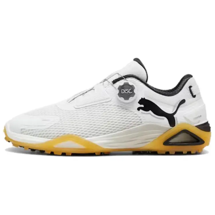 PUMA Abrasion Resistant Abrasion Resistant Low top Golf Shoes Men's White