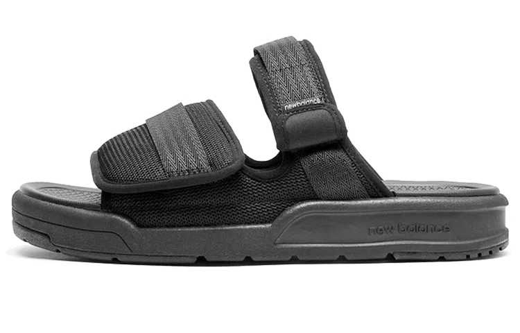 New Balance 3201 Series Velcro Fashion Sports Slippers Unisex Black
