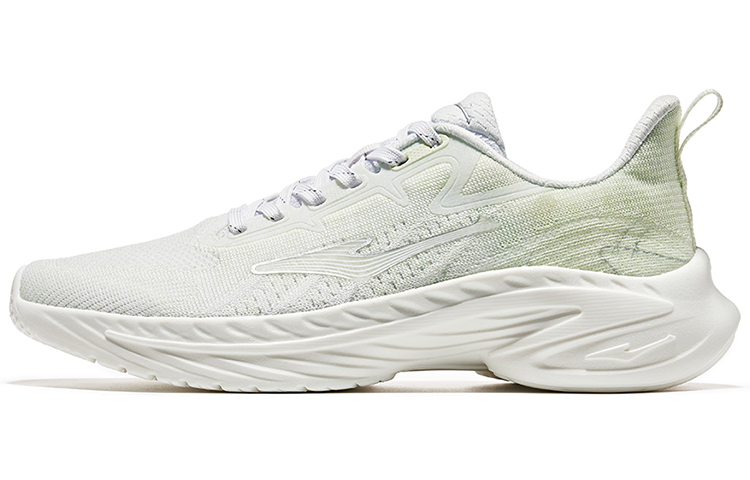Erke Cushioning, Wear Resistant Low top Running Shoes Men’s White Green