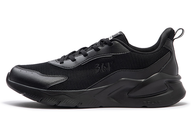 361° Blade Cushioning Slip Resistant Abrasion Resistant Low top Running Shoes Men’s Obsidian Black