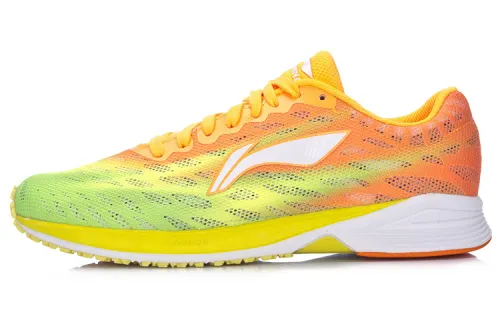 Li Ning Fabric Cushioning Slip Resistant Abrasion Resistant Breathable Lightweight Low top Running Shoes Unisex