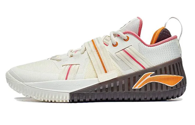 Li Ning Fury Textile, Synthetic Leather Slip Resistant Abrasion Resistant Low top Training Sprint Running Shoes Men's