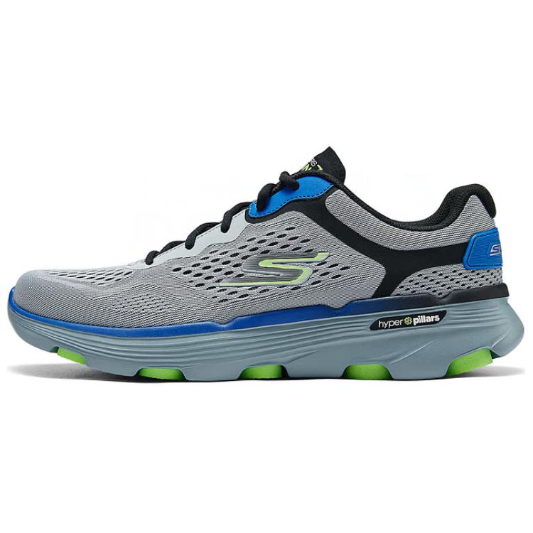 Skechers GO RUN 7.0 Breathable Low top Casual Running Shoes Men’s Gray Blue