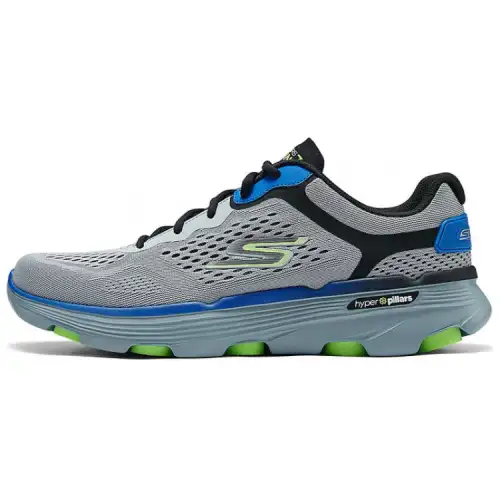 Skechers GO RUN 7.0 Breathable Low top Casual Running Shoes Men's Gray Blue