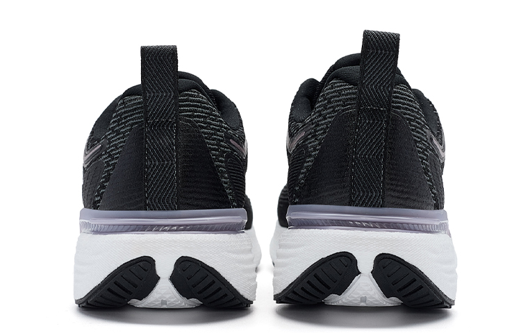 XTEP Abrasion Resistant Slip Resistant Low top Running Shoes Women’s Black/Smoke Purple
