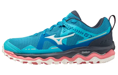 Mizuno Mujin 7 Running Shoes Women's Low Top Blue/Black/Pink