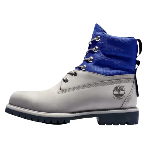 Timberland Waterproof And Wear resistant Short Outdoor Boots Men's Gray Blue