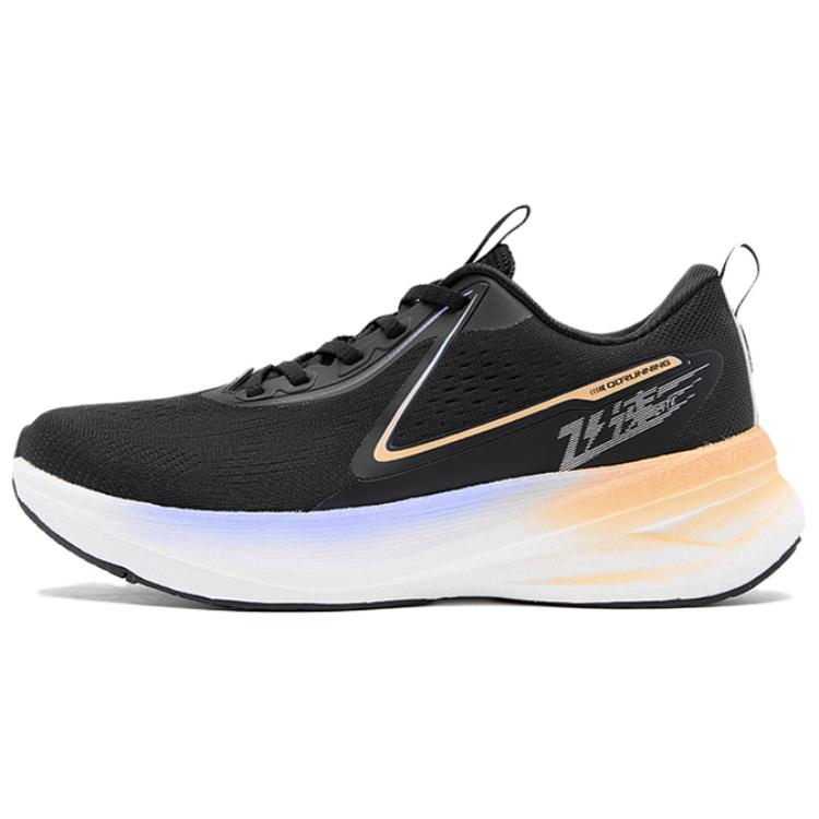 QIAODAN Swift Lite Cushioning, Wear Resistant Low top Casual Running Shoes Women’s Black White
