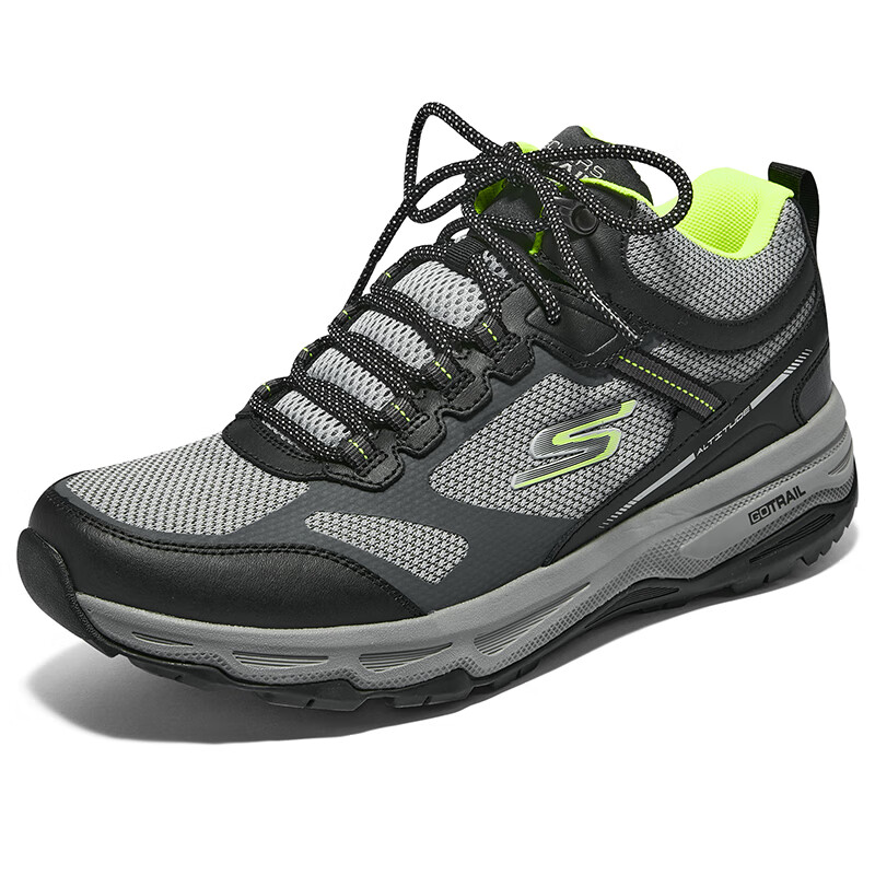 Skechers Cushioning Rebound Low top Running Shoes Men’s Gray Black