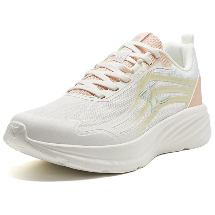 XTEP Coverage Slip Resistant Coverage Slip Resistant Low top Casual Running Shoes Women’s White Pink