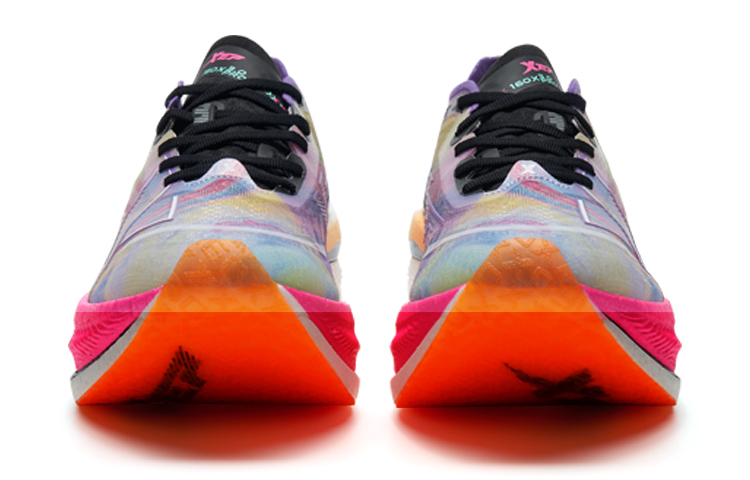 XTEP 160X 3.0 Pro Racing Fabric Cushioning Slip Resistant Abrasion Resistant Breathable Lightweight Rebound Low top