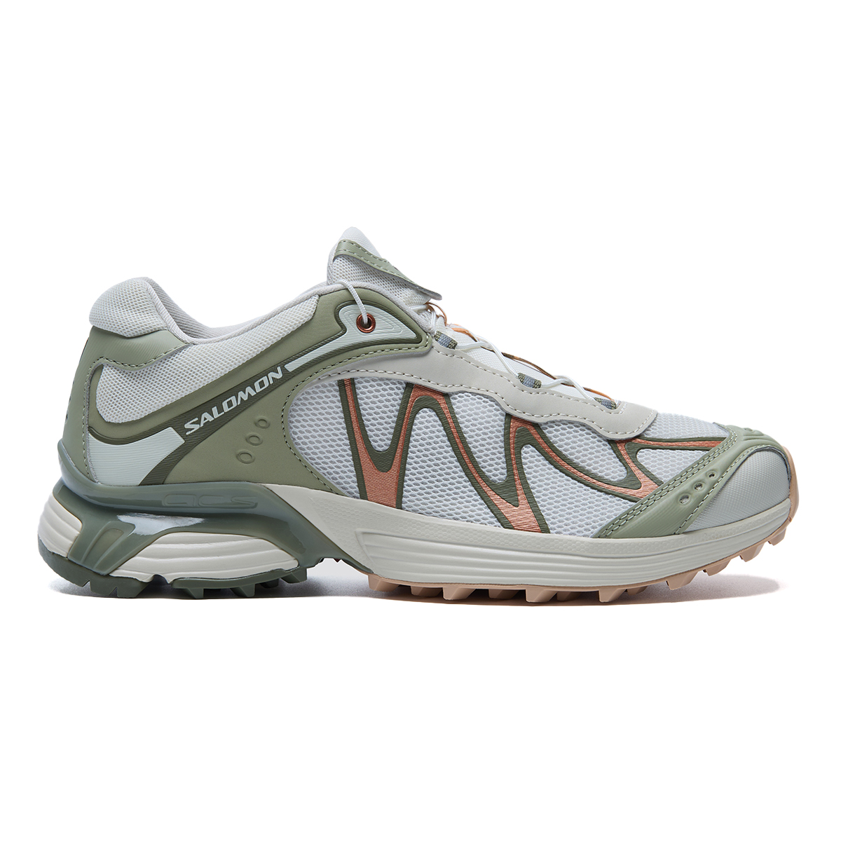 SALOMON XT WHISPER Low top Casual Sports Running Shoes Unisex Vanilla Tea Brown Moss Green