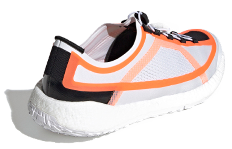 Женские кроссовки adidas PulseBOOST Hd S. (белые с оранжевым) — Белый / оранжевый — фото 3