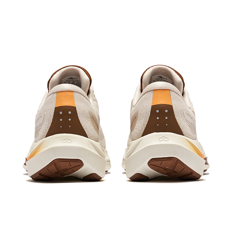 Erke Cushioning Rebound Lightweight Low top Running Shoes Men’s Eggnog Gray Hazelnut