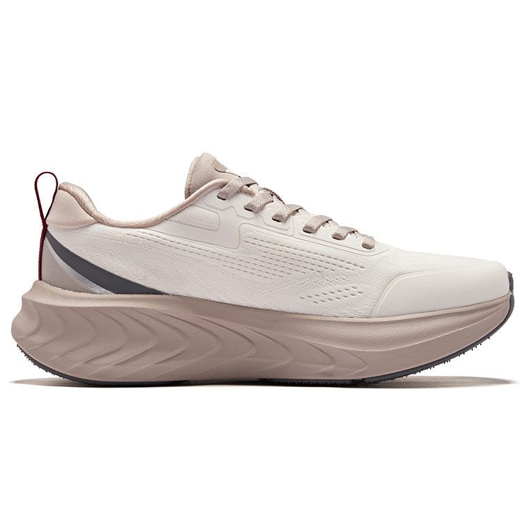 Erke Cushioning Rebound Low top Sprint Running Shoes Women’s Microcrystal White Painted Gray