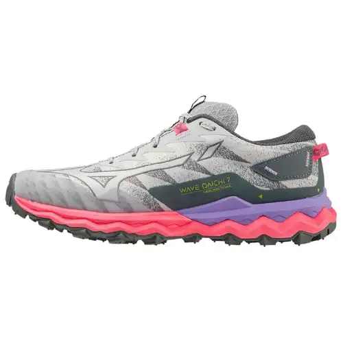 Mizuno Wave Daichi 7 Cushioning Abrasion Resistant Balance Low top Running Shoes Women's Gray