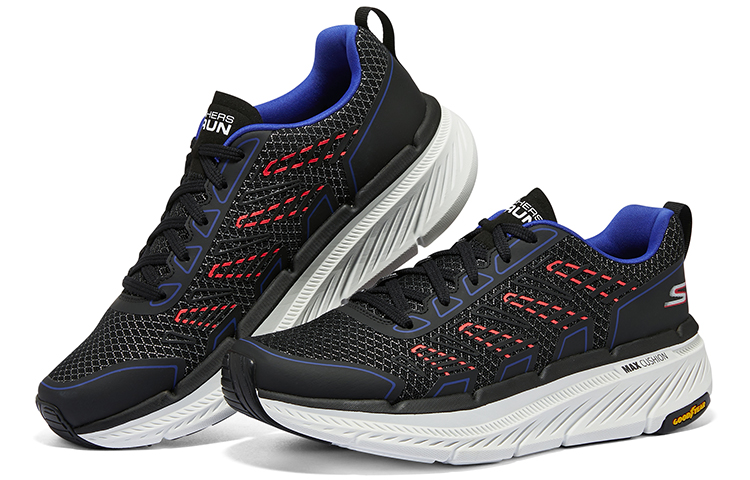 Skechers Comfortable Low top Running Shoes Men’s Charcoal Black