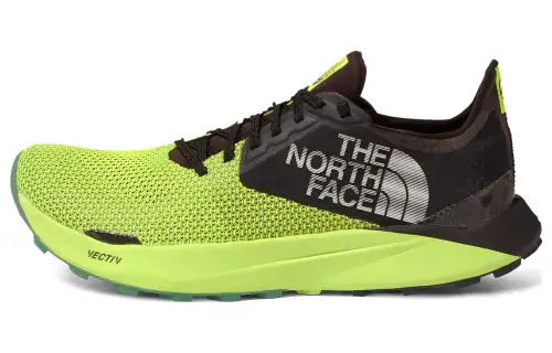 THE NORTH FACE Vectiv Traval Slip Resistant Mesh Abrasion Resistant Breathable Low top Running Shoes Men's Black Green