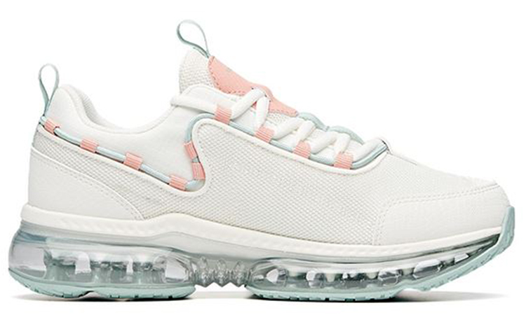 Anta Versatile Fabric Cushioning Slip Resistant Abrasion Resistant Low top A Prooo Running Shoes Women’s White Green