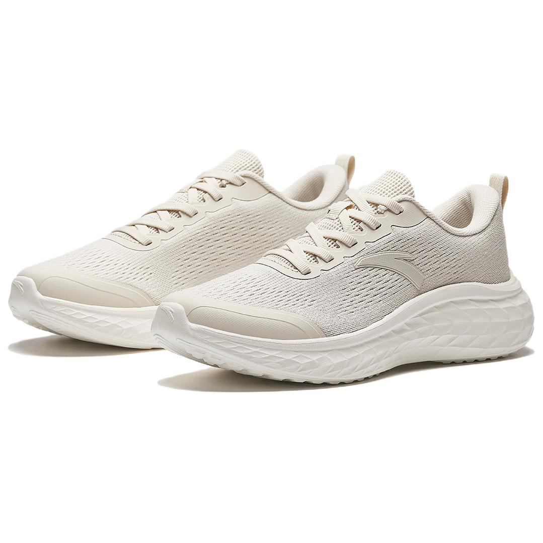 Anta Cushioning, Wear Resistant Low top Casual Running Shoes Women’s Gray Beige