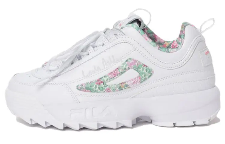 DisruptorII Laura Ashley x FILA Low top Running Shoes Women's White