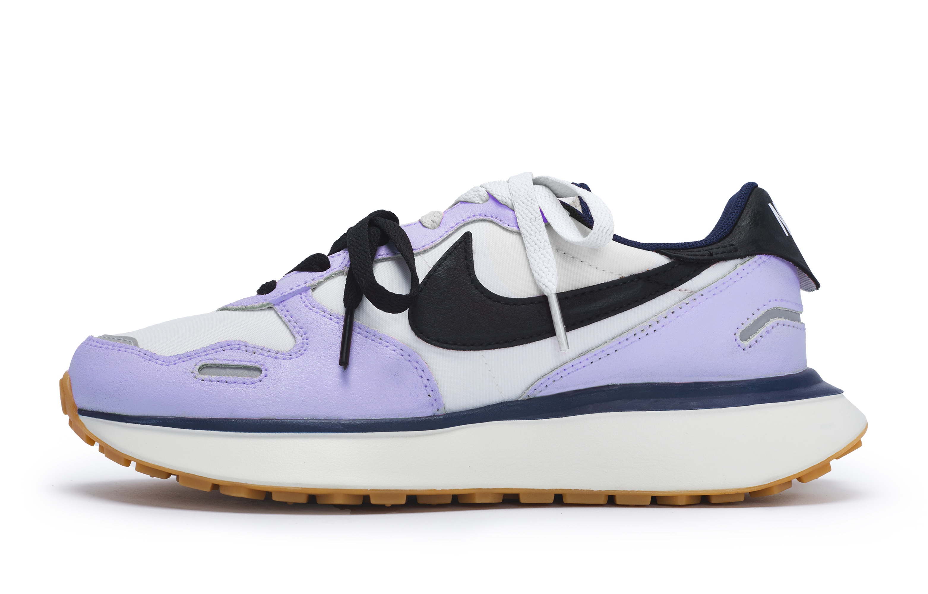 Nike Phoenix Waffle Low top Running Shoes Women’s Purple White Black