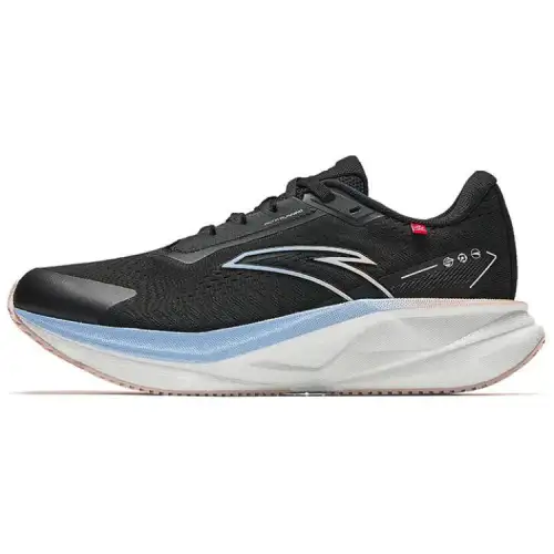 Anta Champion 3 Cushioning Abrasion Resistant Rebound Low top Running Shoes Women's Black