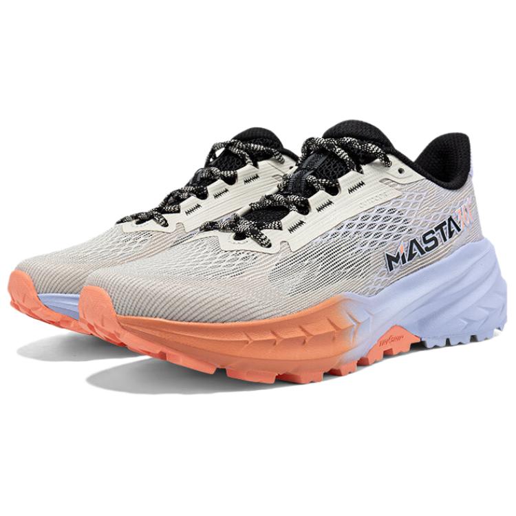 361° Slip Resistant And Breathable Low top Trail Running Racing Running Shoes Women’s Gray Orange Purple