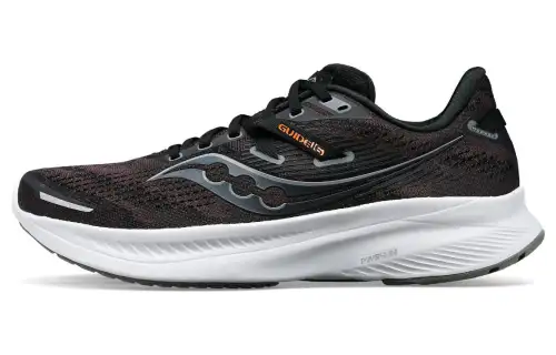 saucony Guide 16 'Black Orange White'
