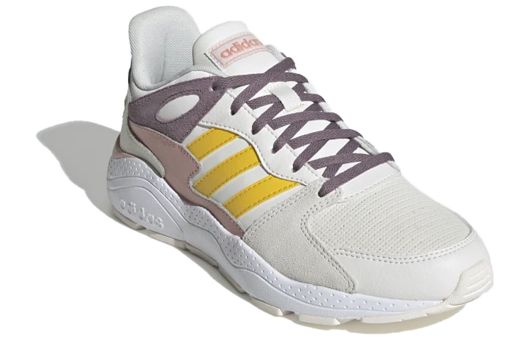 Женские кроссовки adidas neo Crazychaos 1.0 (бело-желто-коричневый) — фото 2