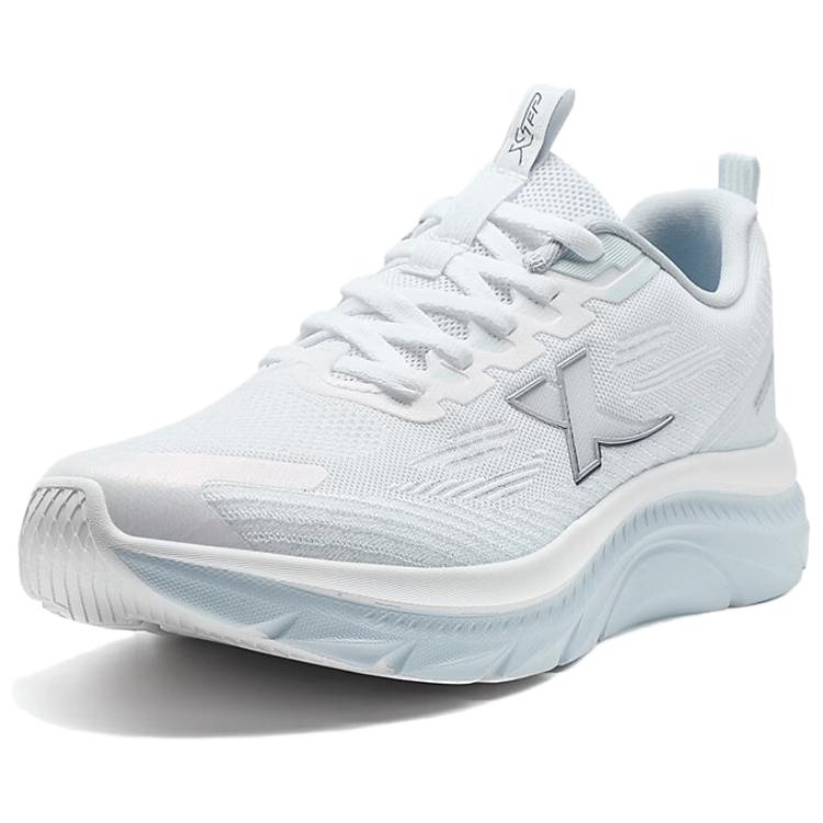 XTEP Abrasion Resistant Coverage Low top Casual Running Shoes Women’s White Blue