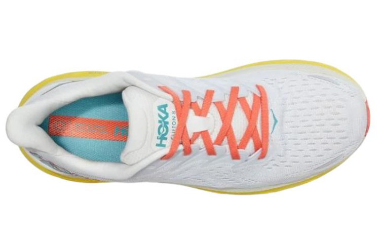 HOKA ONE ONE Clifton 8 Blanc De Blanc Illuminating Yellow