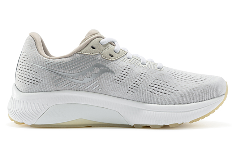 Saucony Guide 14 Abrasion Resistant Breathable Support Low top Running Shoes Women’s Beige Gray