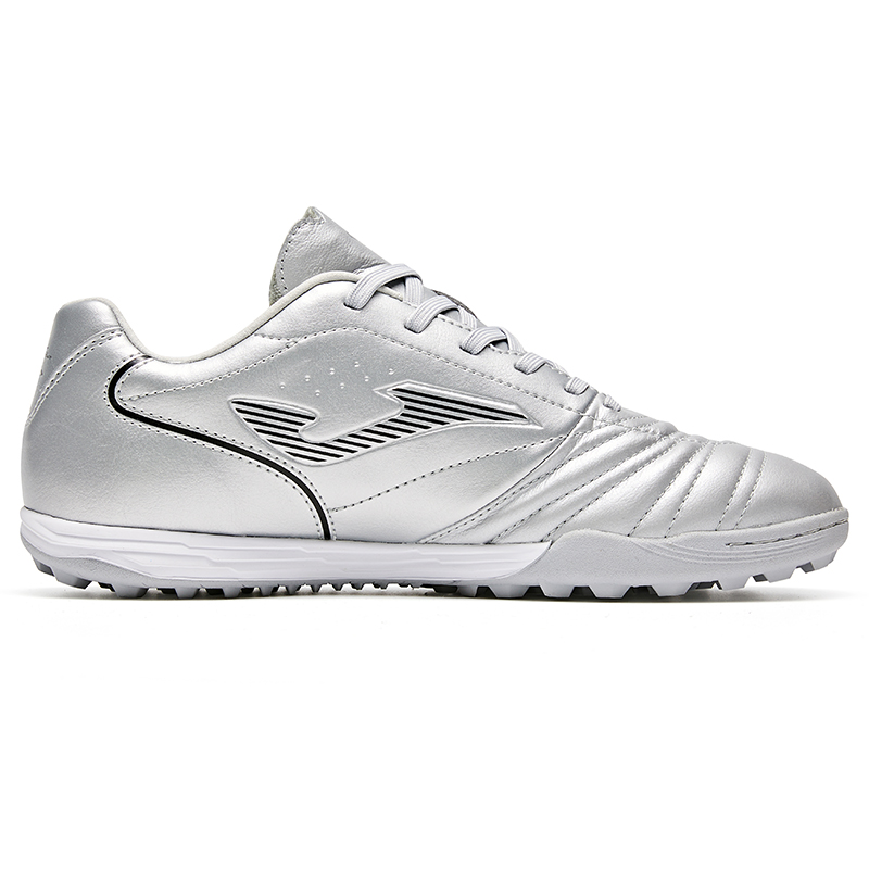 Joma Aguila Comfortable Round Toe TF Turf Artificial Turf Soccer Shoes Unisex Silver