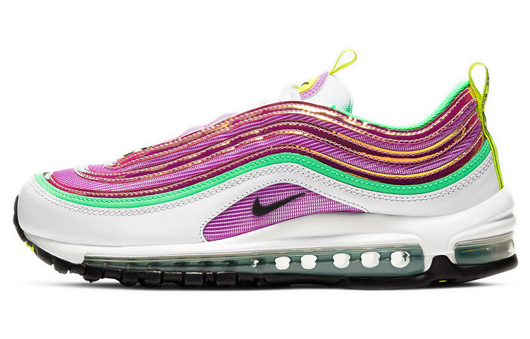 Женские кроссовки Nike Air Max 97 (бело-розовый) — фото 1
