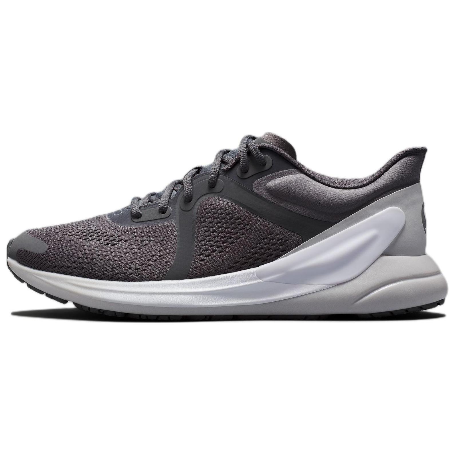 Lululemon Blissfeel Comfortable And Trendy Fabric Cushioning Support Rebound Low top Running Shoes Women's Asphalt Gray